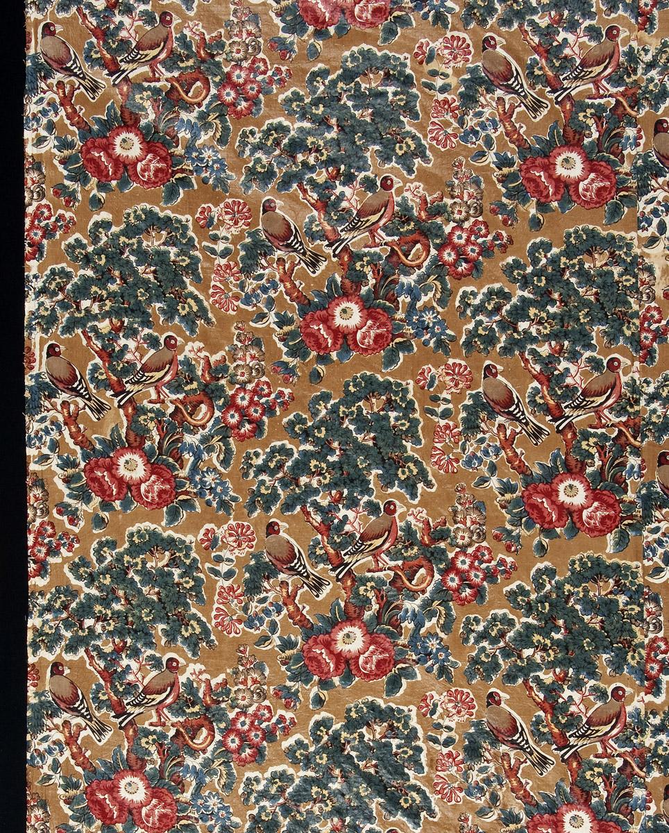 1958.0143.002 Textile, printed, detail 3