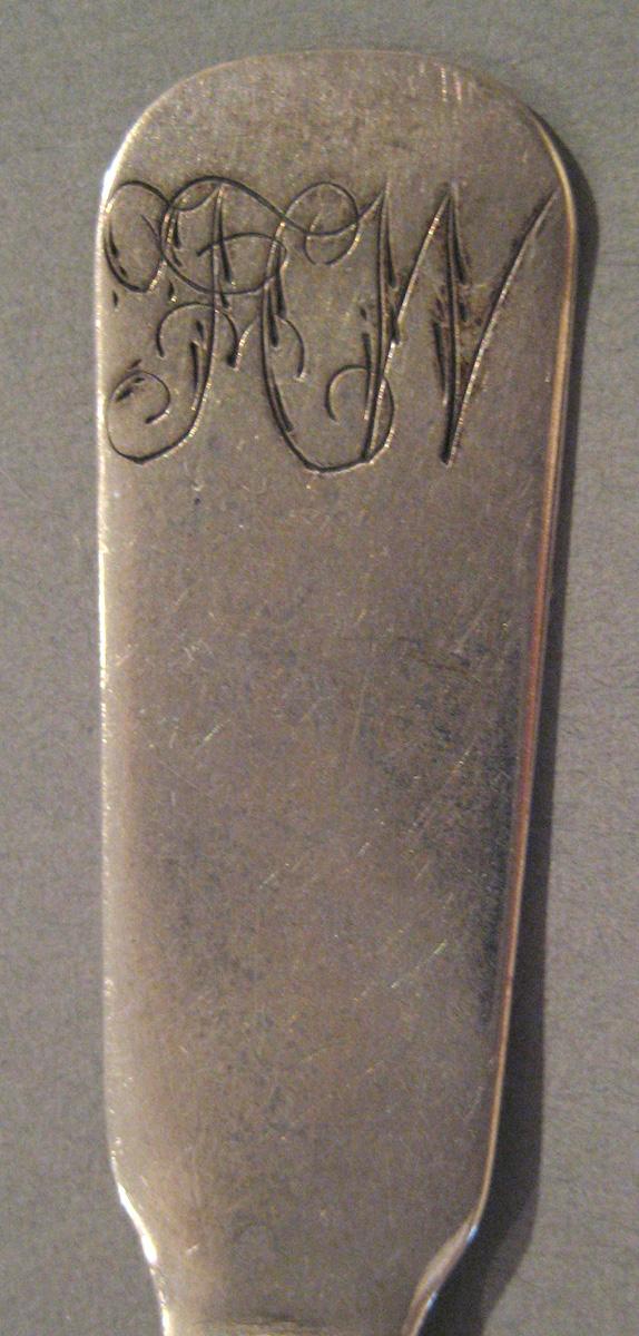 1998.0004.043 Silver Spoon engraving