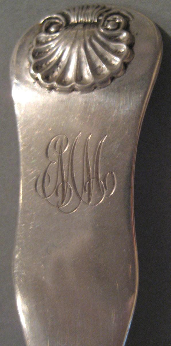 1998.0004.045 Silver Spoon engraving