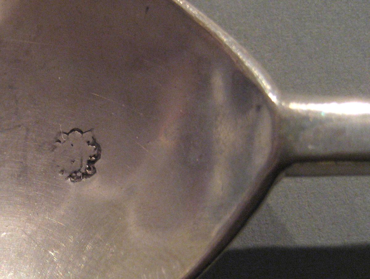 1998.0004.047 Silver Spoon mark upper surface