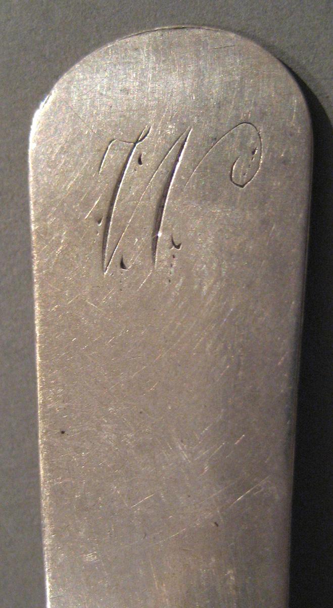 1998.0004.055 Silver Spoon engraving