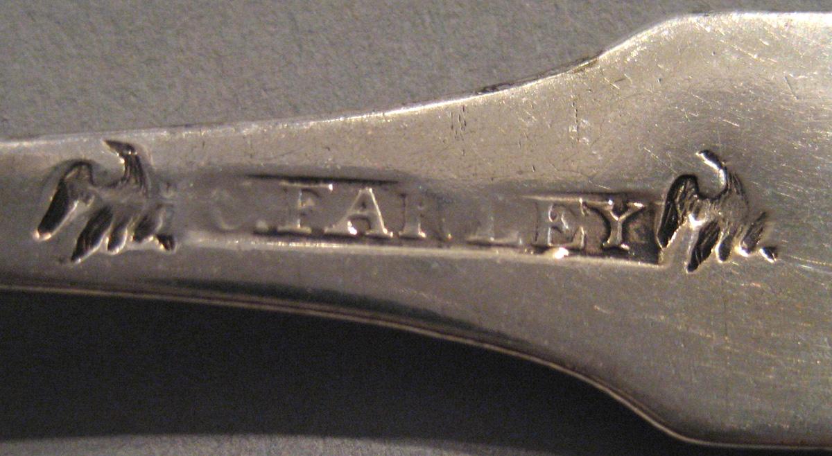 1998.0004.055 Silver Spoon marks