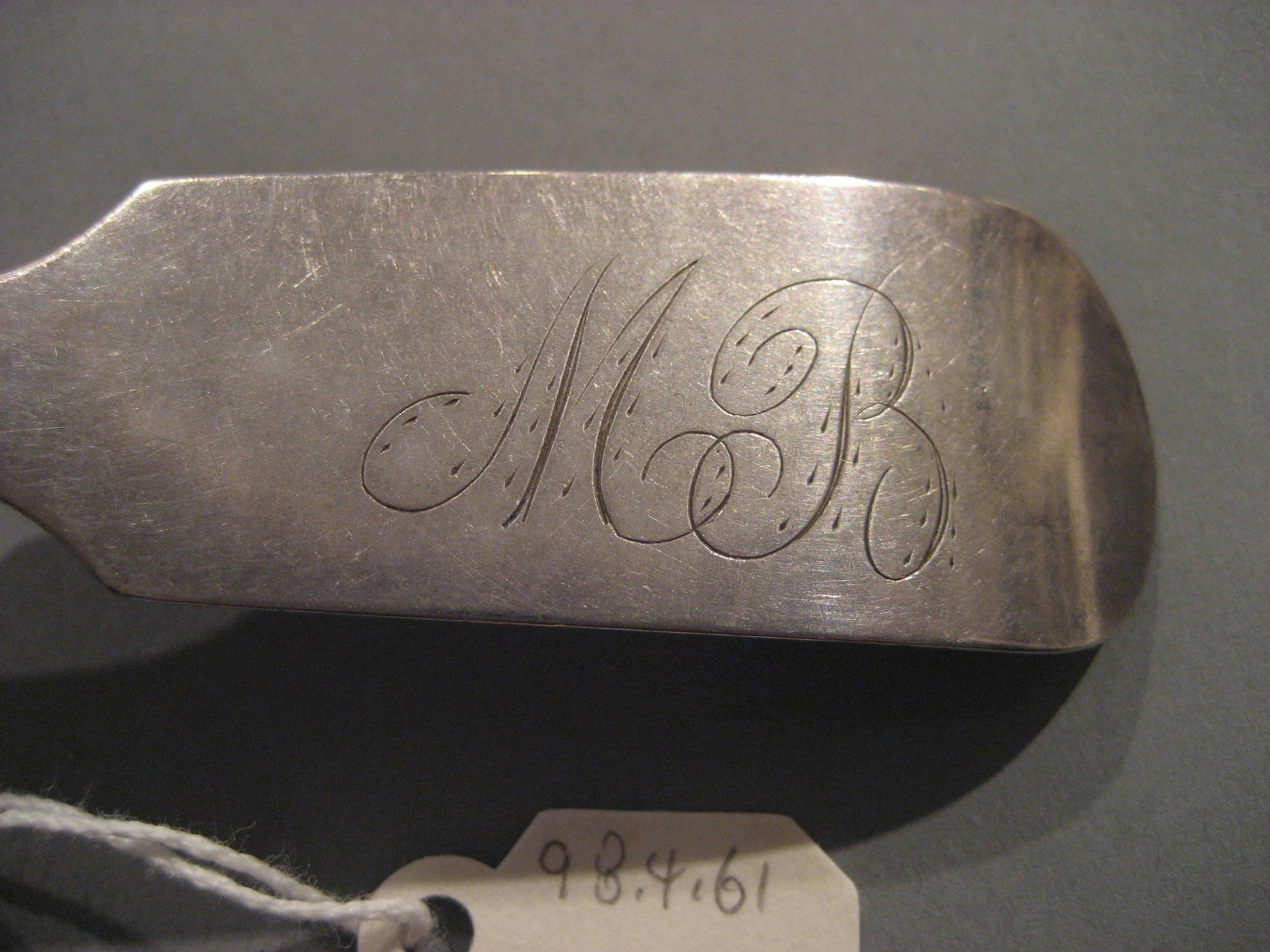 1998.0004.061 Silver Spoon engraving