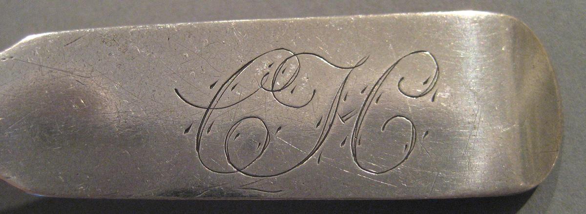 1998.0004.062 Silver Spoon engraving
