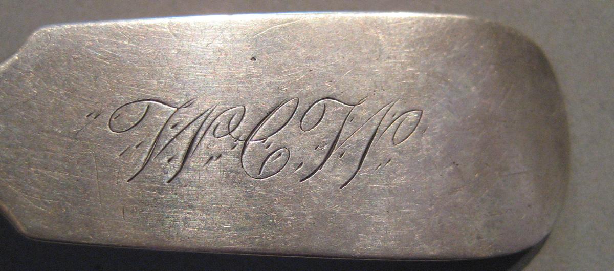 1998.0004.066 Silver Spoon engraving