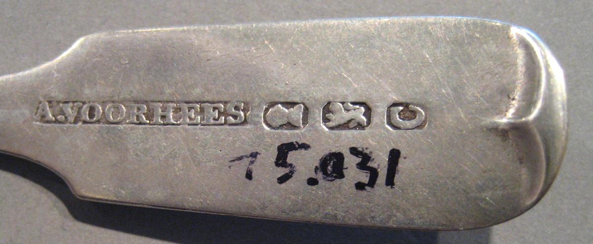 1998.0004.066 Silver Spoon marks