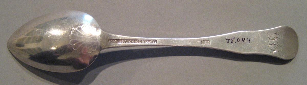 1998.0004.076 Silver Spoon underside