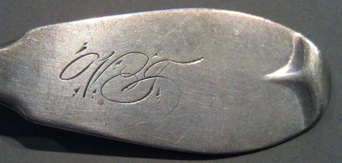 1998.0004.086.002 Silver Spoon engraving