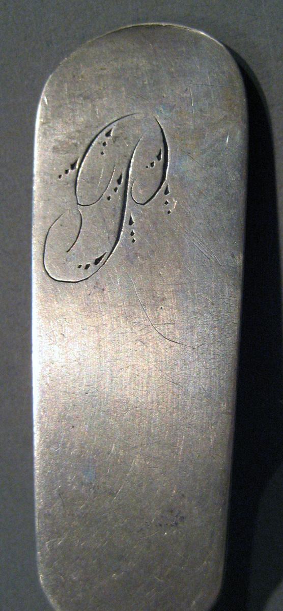 1998.0004.091 Silver Spoon engraving