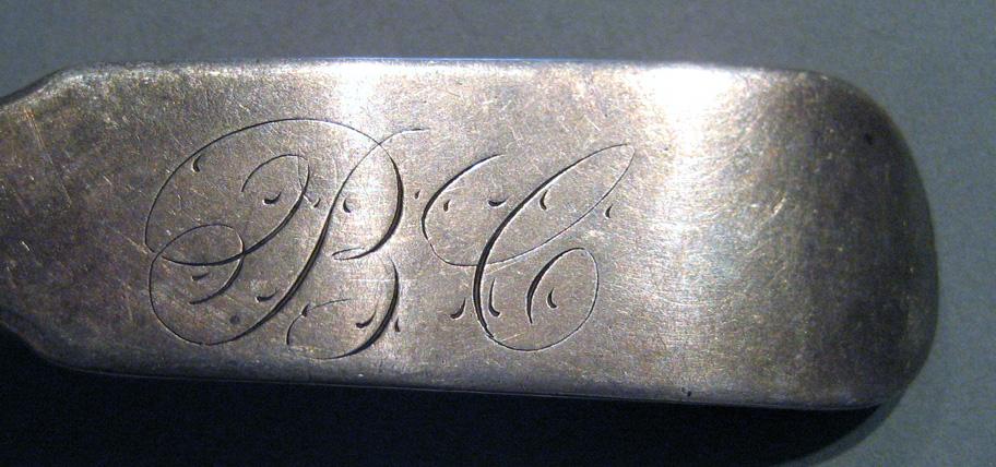 1998.0004.093 Silver Spoon engraving