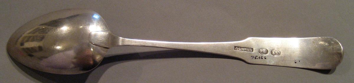 1998.0004.097.001 Silver Spoon underside