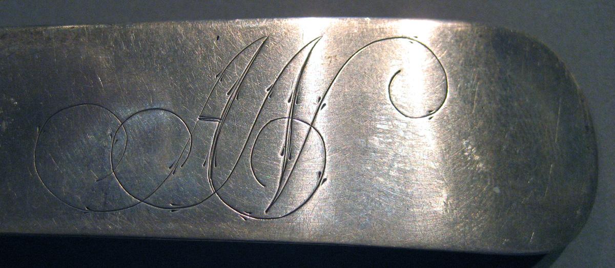 1998.0004.097.001 Silver Spoon engraving
