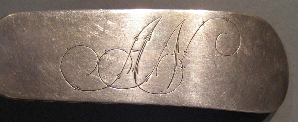 1998.0004.097.002 Silver Spoon engraving