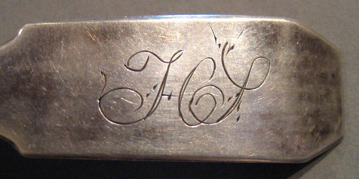 1998.0004.099.002 Silver Spoon engraving