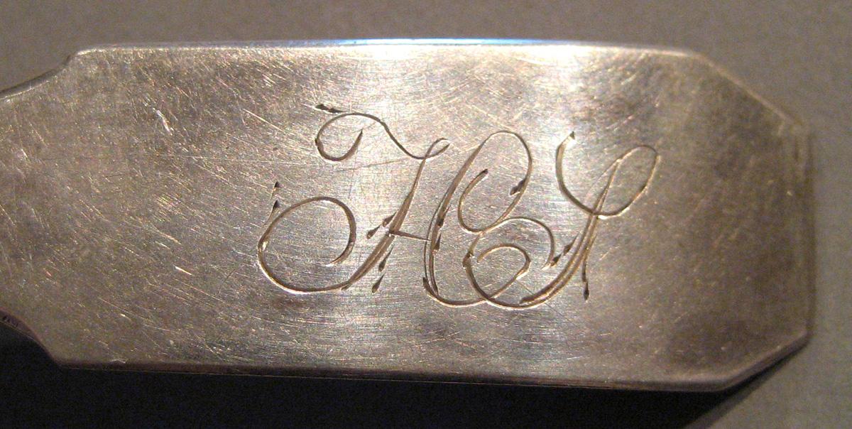 1998.0004.099.003 Silver Spoon engraving