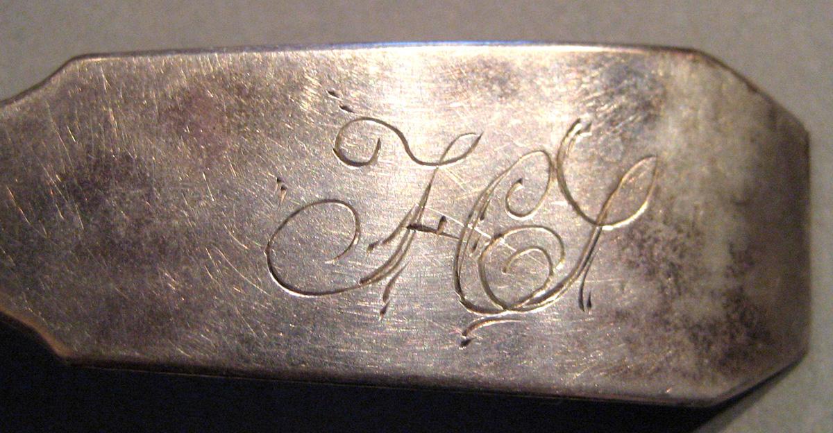 1998.0004.099.005 Silver Spoon engraving