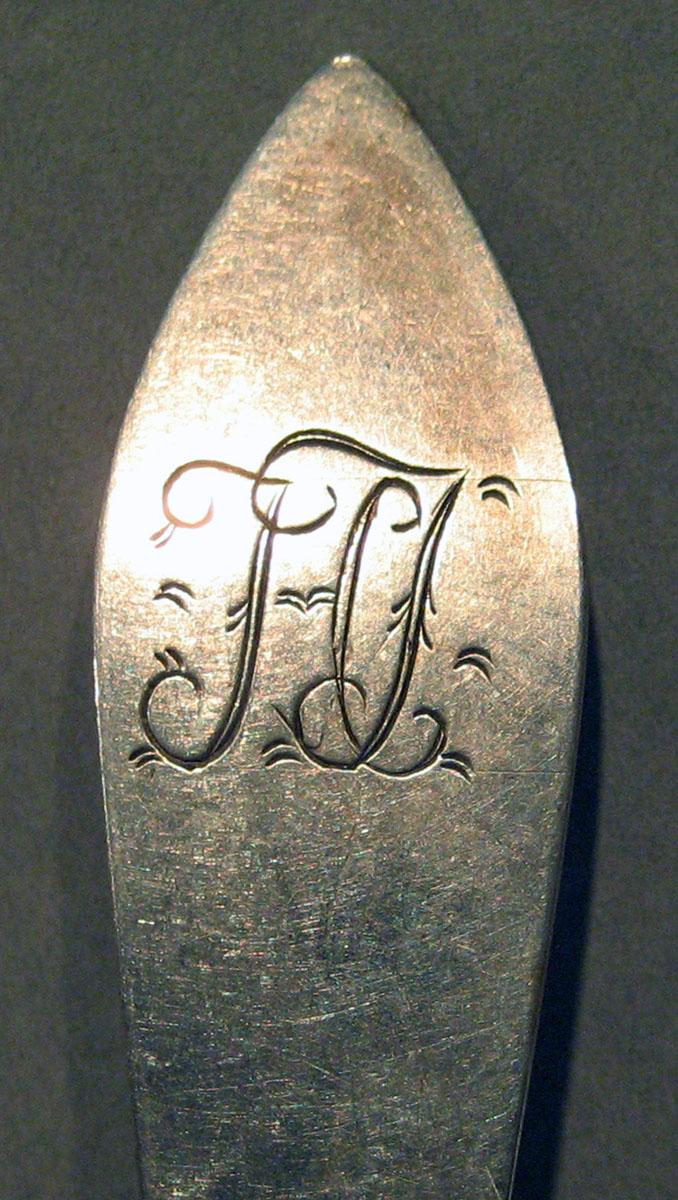 1998.0004.1000 Silver Spoon engraving