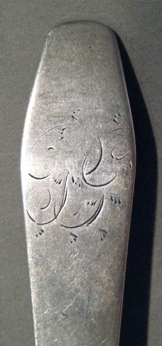 1998.0004.1001 Silver Spoon engraving