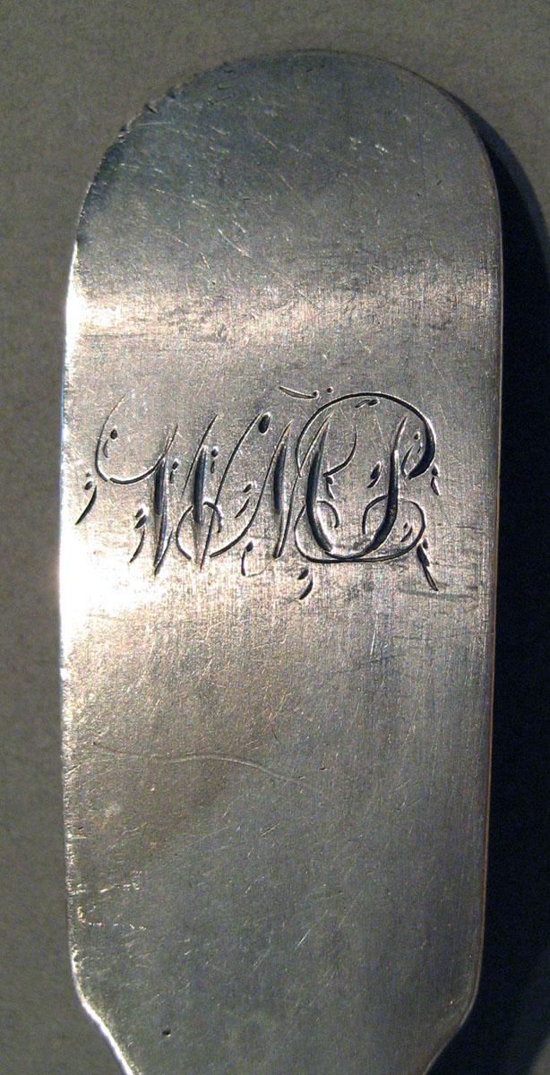 1998.0004.1002 Silver Spoon engraving