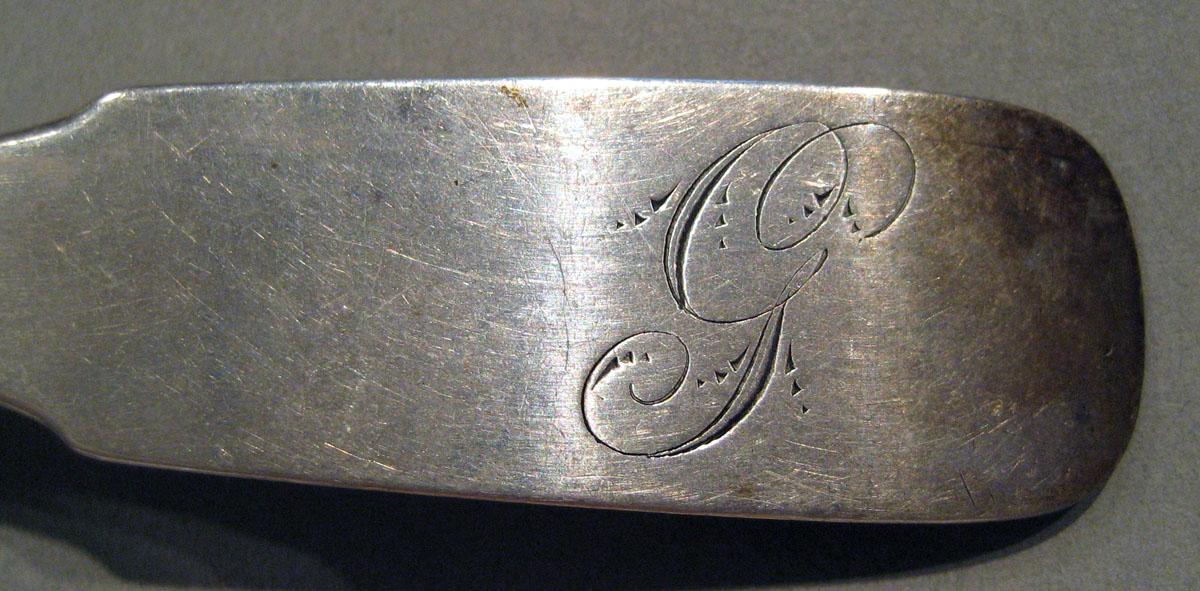 1998.0004.1003 Silver Spoon engraving