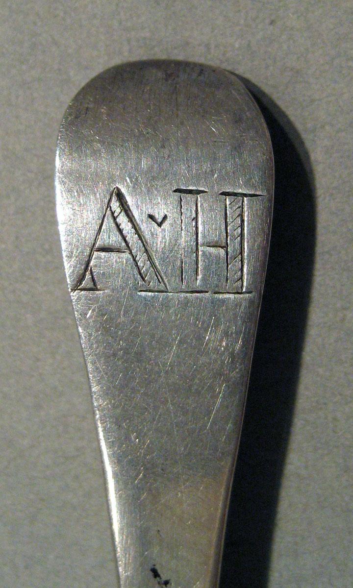 1998.0004.1006.001 Silver Spoon engraving