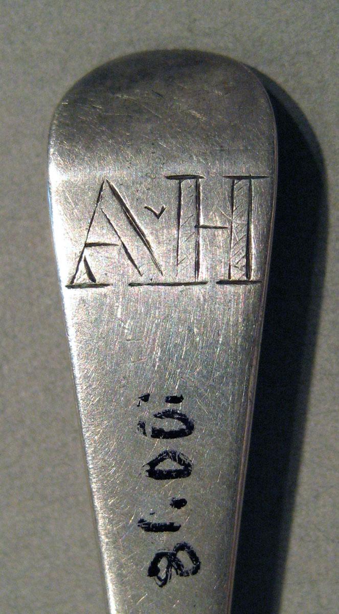 1998.0004.1006.002 Silver Spoon engraving