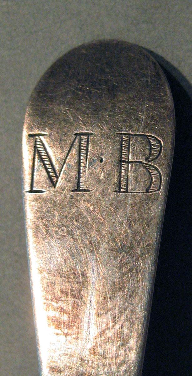 1998.0004.1007 Silver Spoon engraving