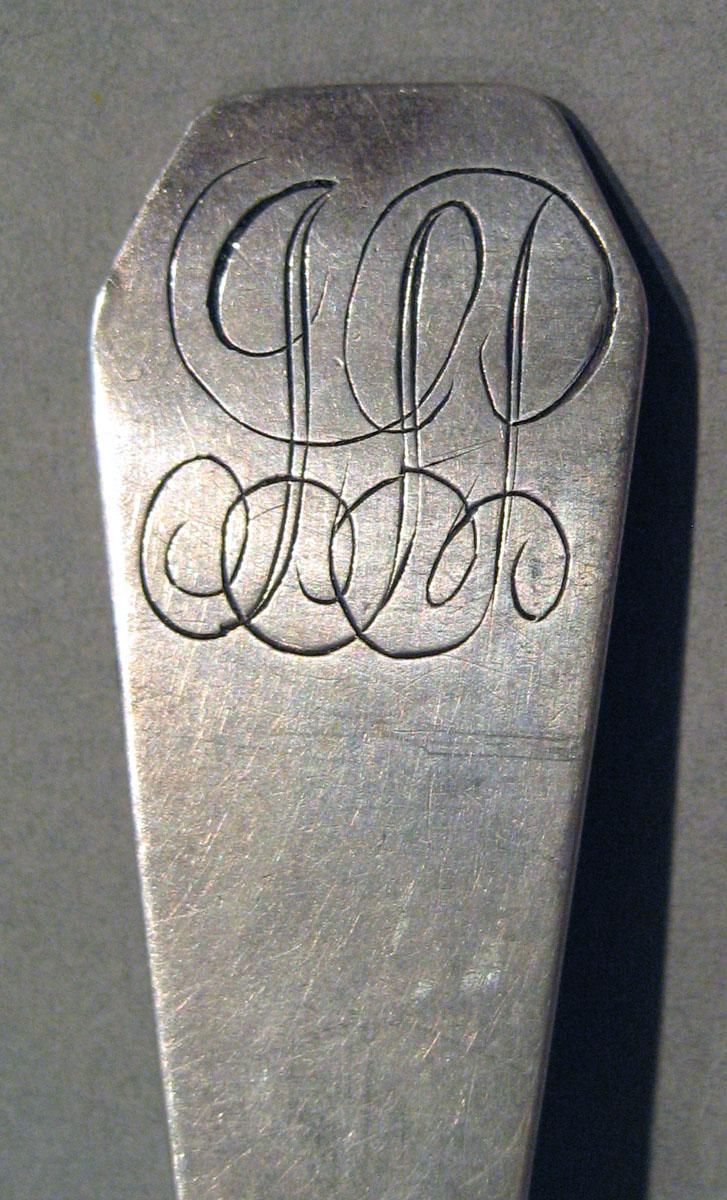 1998.0004.1009 Silver Spoon engraving