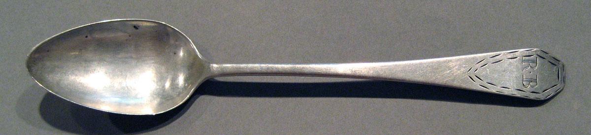 1998.0004.1011 Silver Spoon upper surface