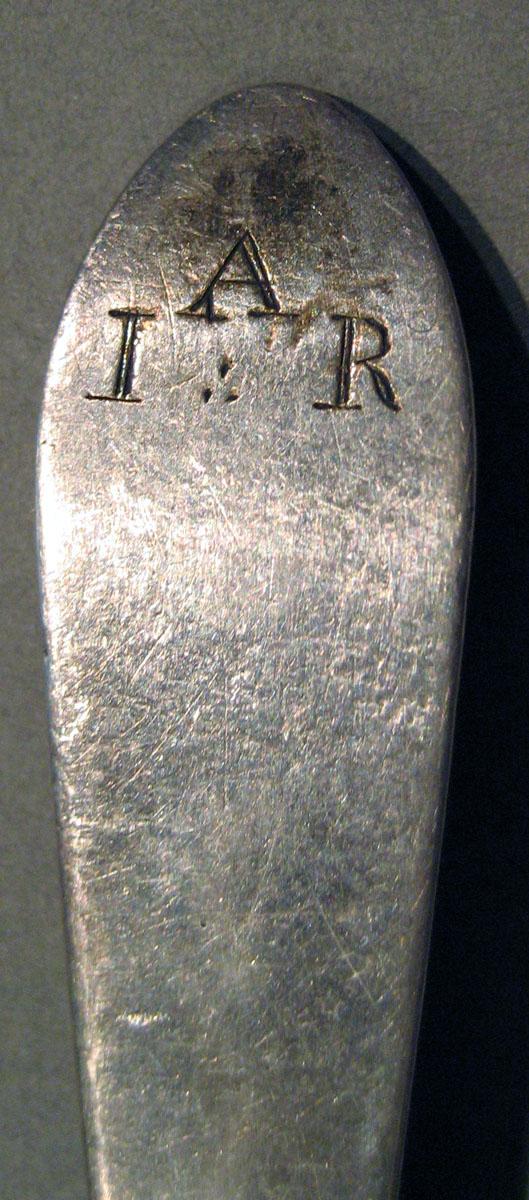 1998.0004.1012 Silver Spoon engraving