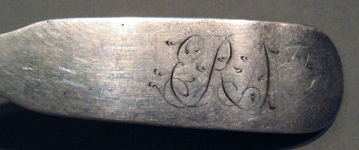 1998.0004.1013 Silver Spoon engraving