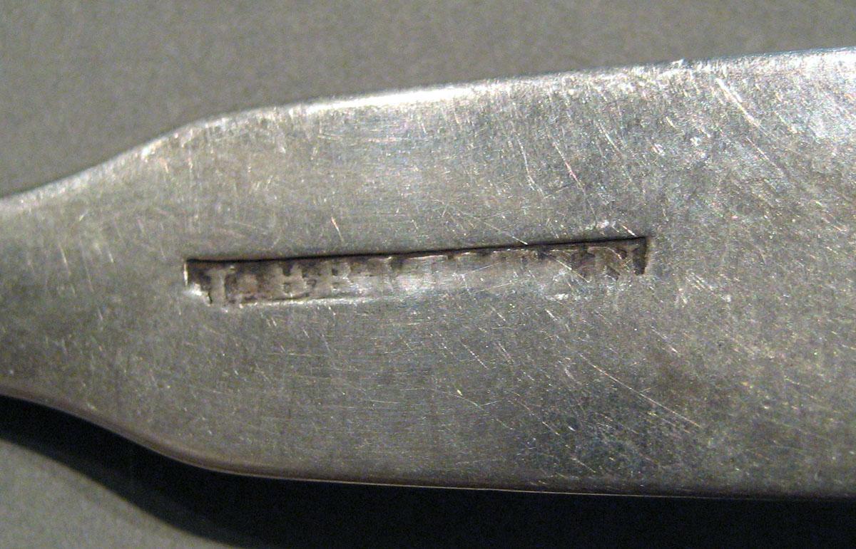 1998.0004.1013 Silver Spoon mark