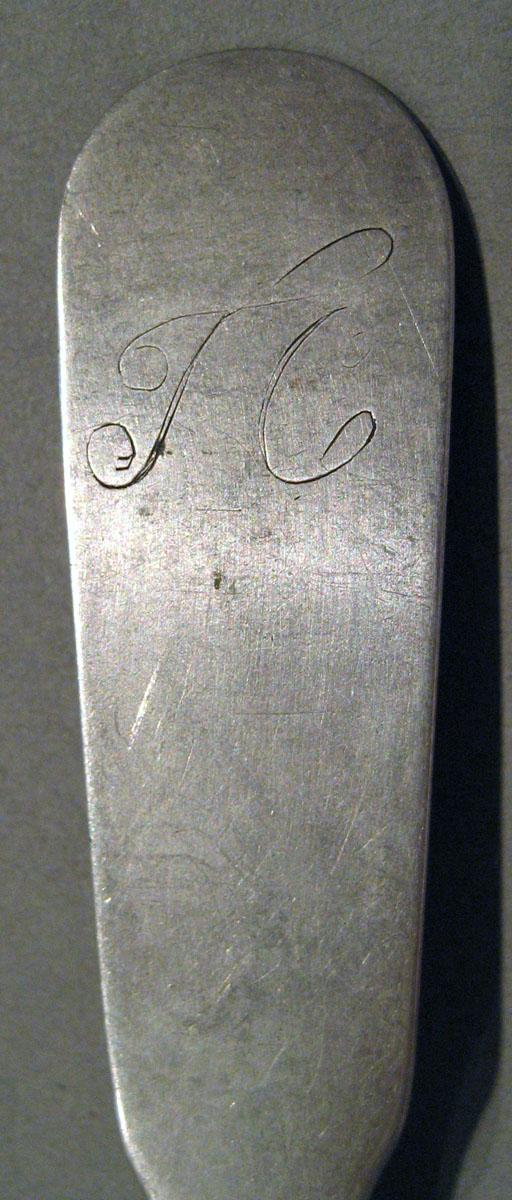1998.0004.1015 Silver Spoon engraving