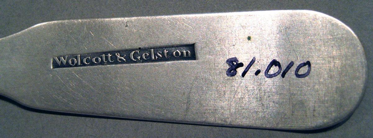 1998.0004.1015 Silver Spoon mark