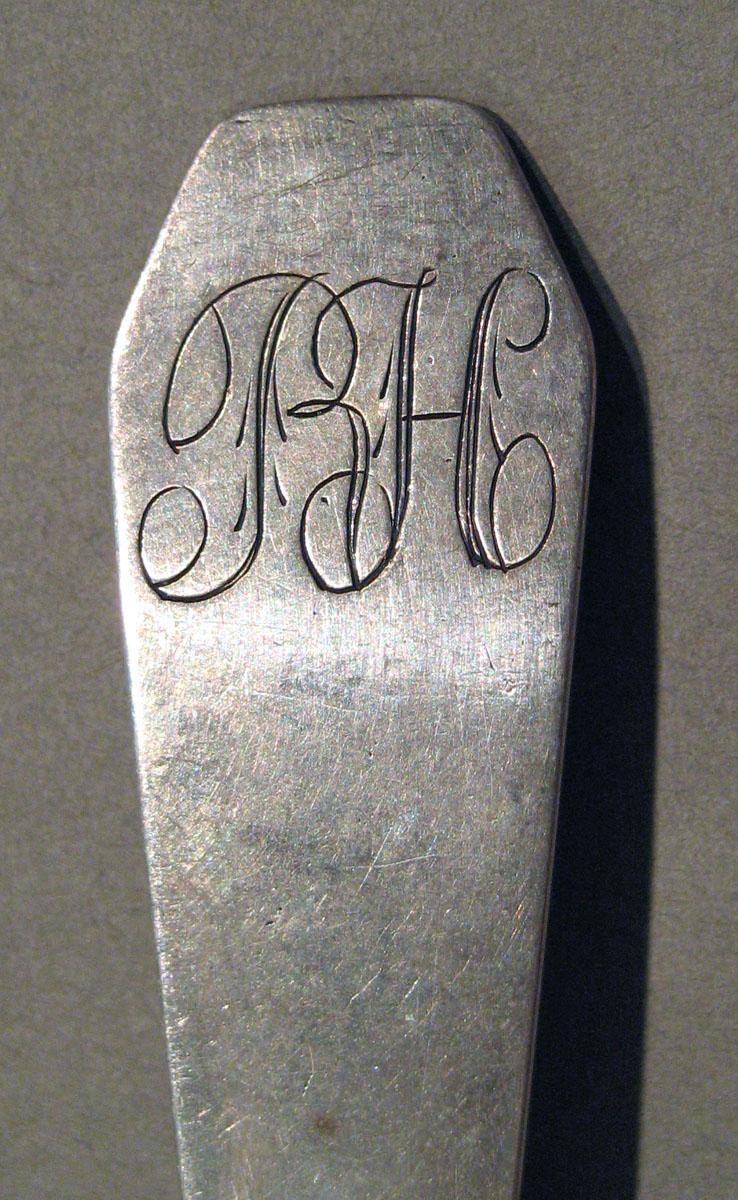 1998.0004.1016 Silver Spoon engraving