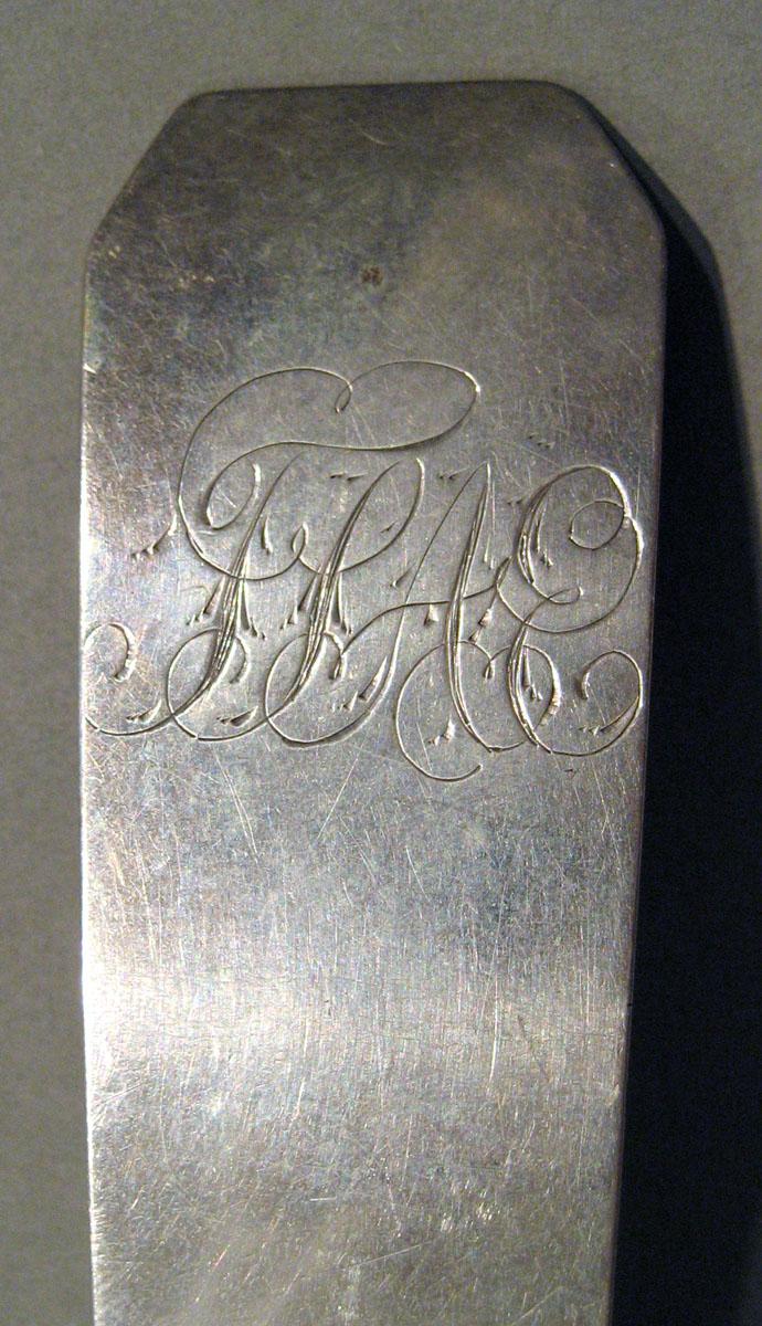1998.0004.1017 Silver Spoon engraving