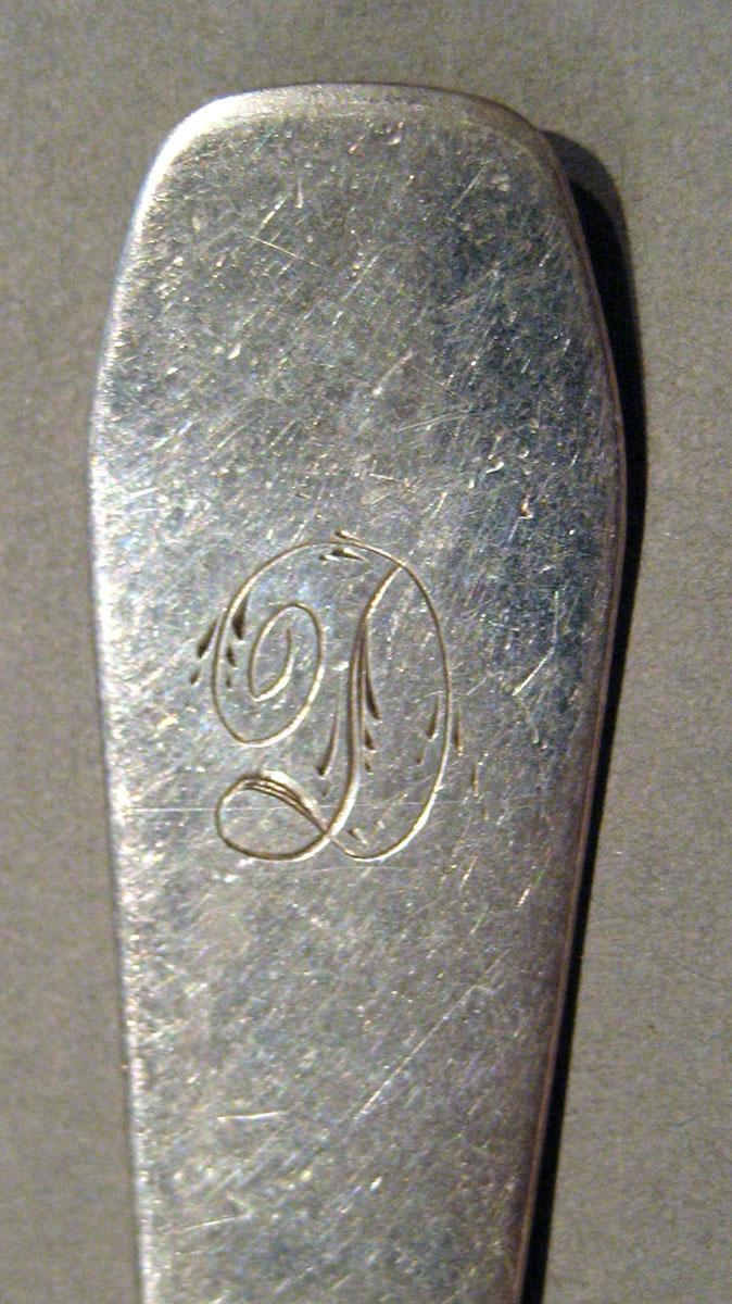 1998.0004.1018 Silver Spoon engraving underside