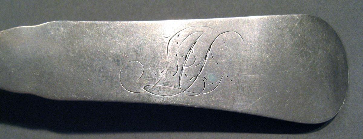 1998.0004.1020 Silver Spoon engraving