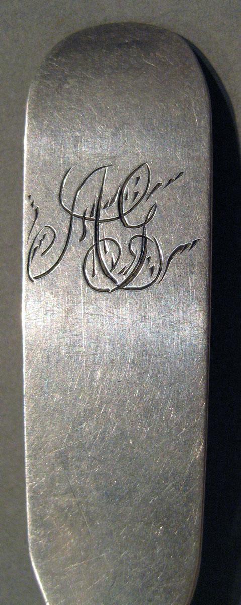1998.0004.1021 Silver Spoon engraving