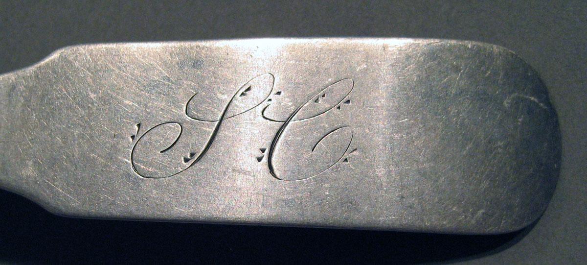 1998.0004.1022 Silver Spoon engraving
