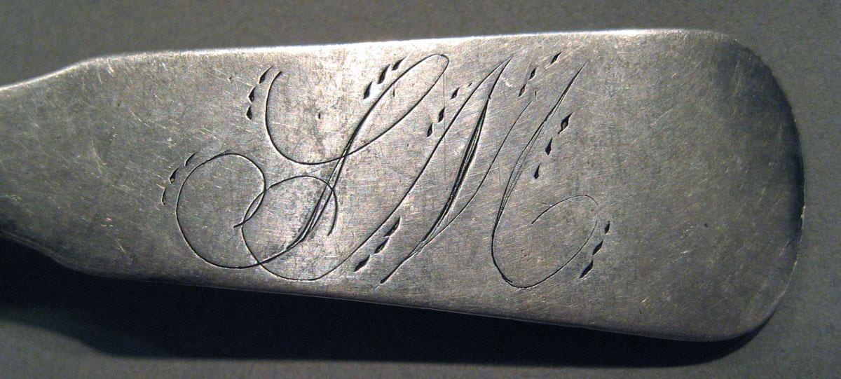 1998.0004.1025 Silver Spoon engraving