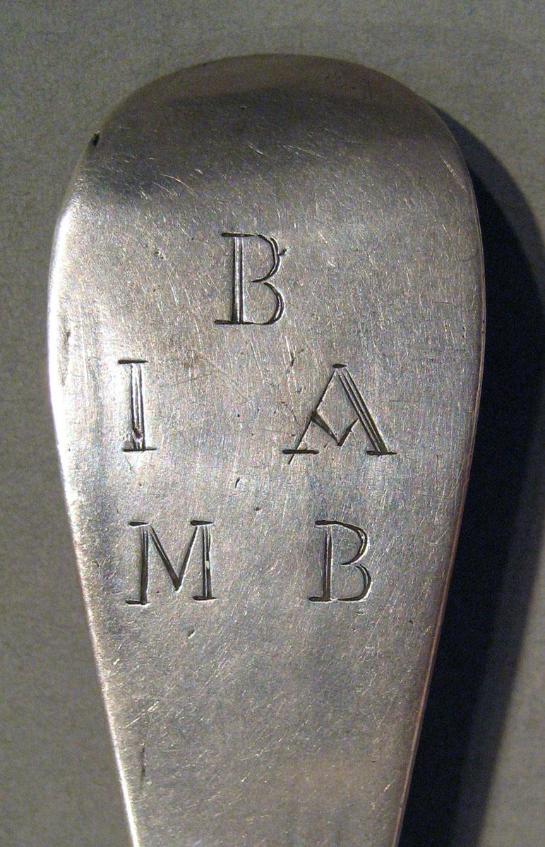 1998.0004.1027 Silver Spoon engraving