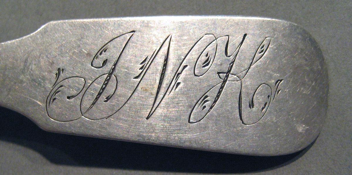 1998.0004.1029 Silver Spoon engraving