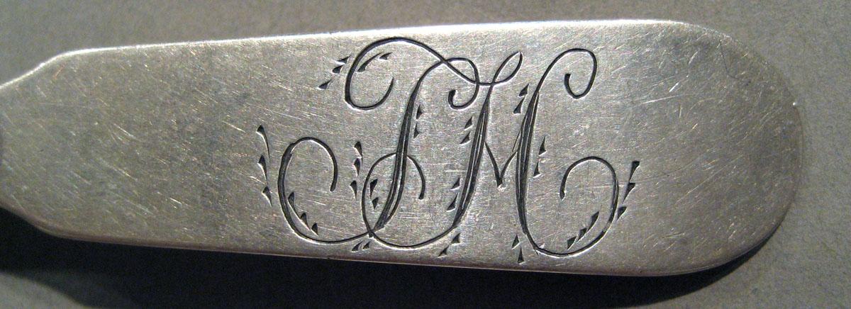 1998.0004.1030 Silver Spoon engraving