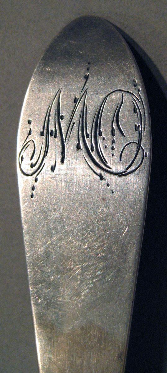 1998.0004.1039 Silver Spoon engraving