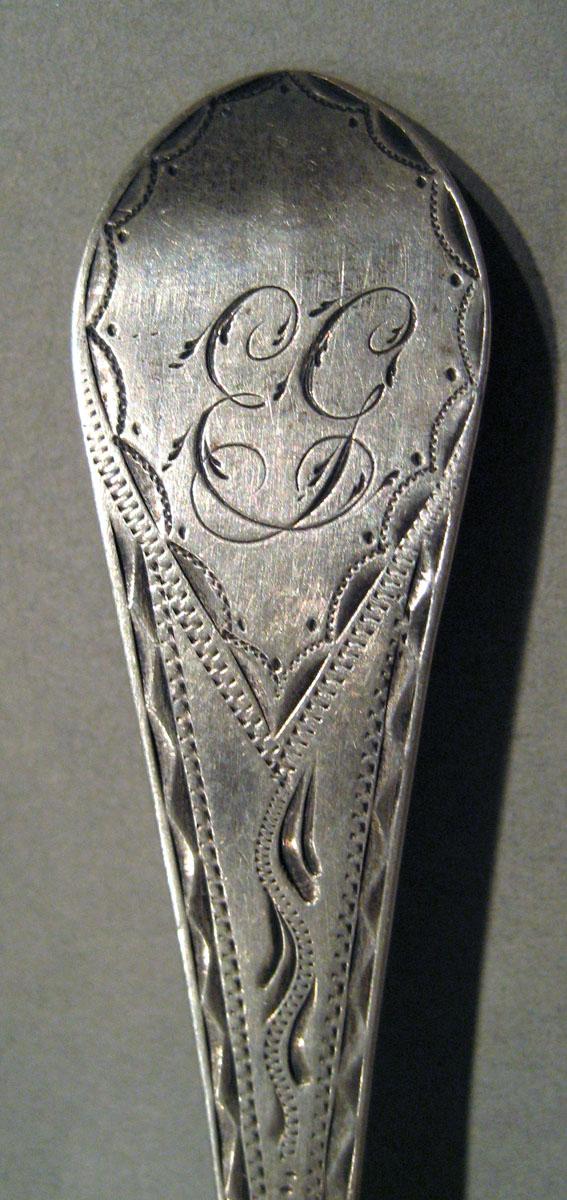 1998.0004.1042 Silver Spoon engraving