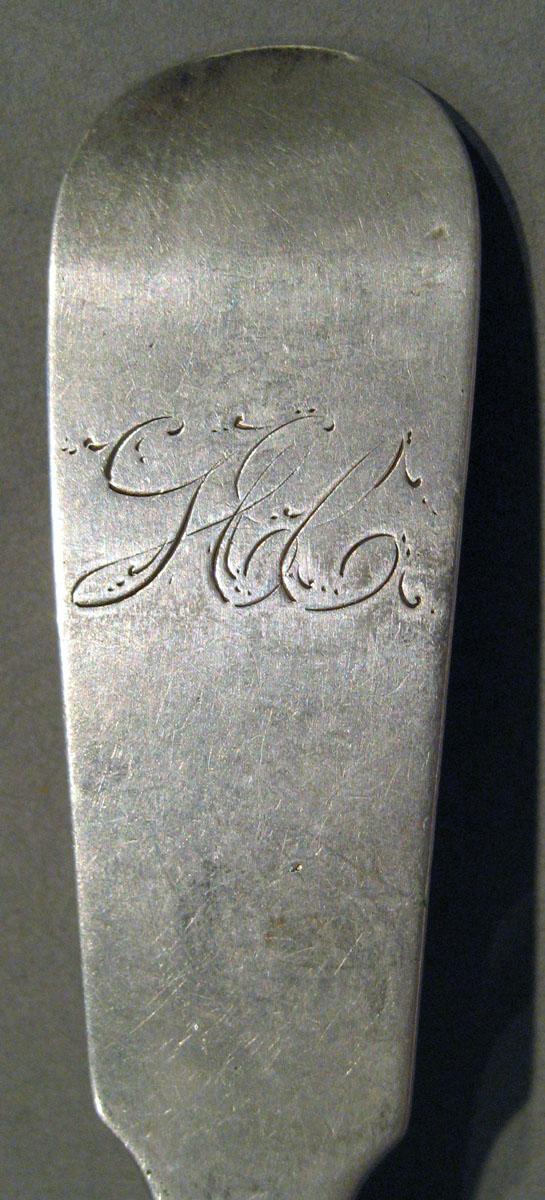 1998.0004.1043 Silver Spoon engraving