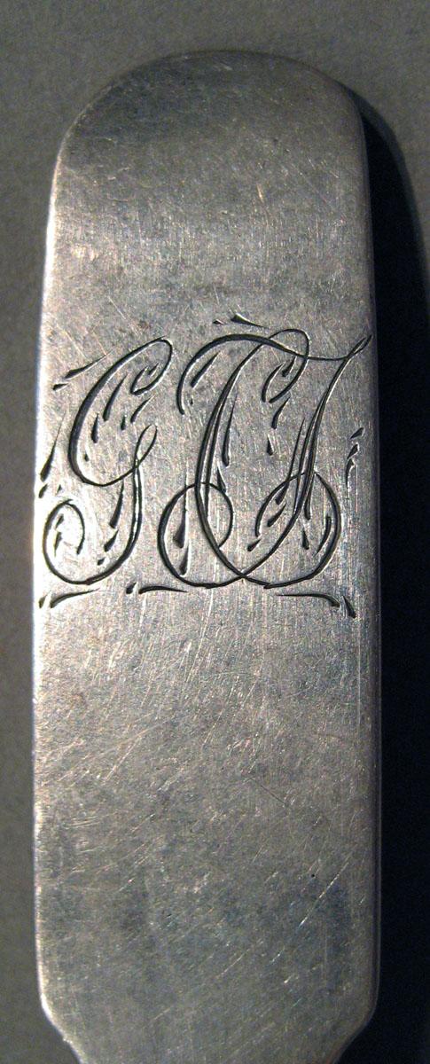 1998.0004.1049 Silver Spoon engraving