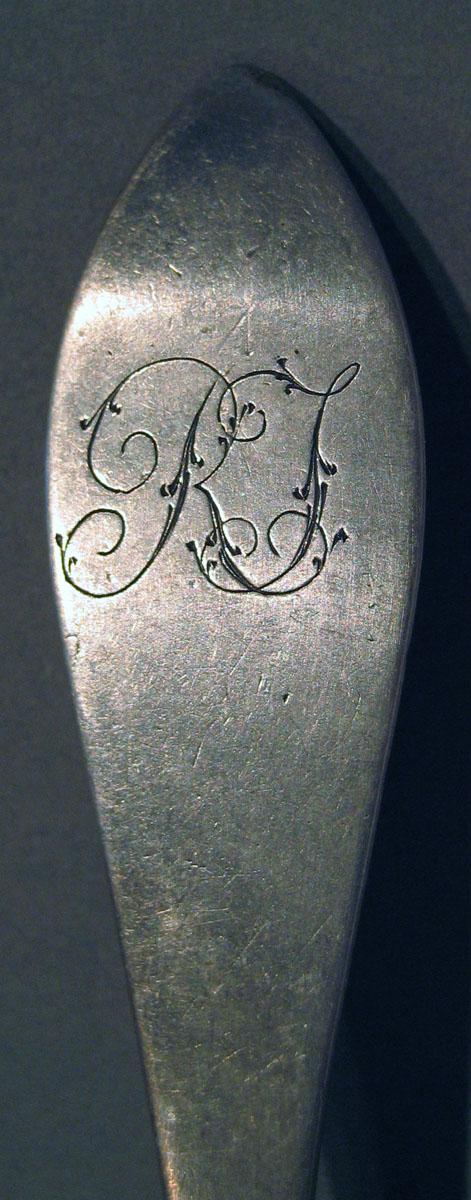 1998.0004.1050 Silver Spoon engraving