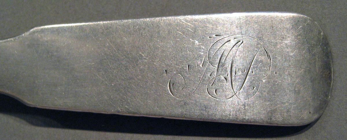 1998.0004.1053 Silver Spoon engraving